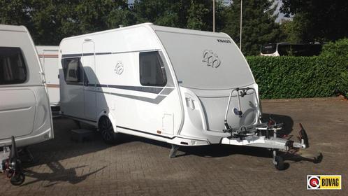 Knaus Sudwind 450 FU met Mover & Lithium Accu, Caravans en Kamperen, Caravans, tot en met 4, 1000 - 1250 kg, Rondzit, Knaus, Frans bed