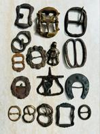 Bodemvonst Lot Antiek Bronzen Gespen Brons Gesp, Antiek en Kunst, Antiek | Overige Antiek, Brons schoen, Ophalen of Verzenden