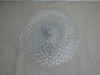 Kleine ronde glazen plafonniere, Ophalen of Verzenden, Zo goed als nieuw, Glas