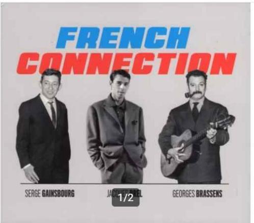 3Cd Serge Gainsbourg/Jacques Brel/Georges Brassens‎–French, Cd's en Dvd's, Cd's | Franstalig, Nieuw in verpakking, Ophalen of Verzenden