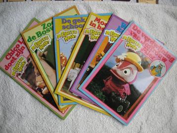 6 boekjes Novib (evt. + 2 boekjes) TV-serie Fabeltjeskrant beschikbaar voor biedingen