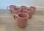 6 roze mokken koppen royal boch fleurs rouges koffie, Huis en Inrichting, Keuken | Servies, Ophalen of Verzenden, Zo goed als nieuw