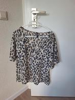 Blouse met luipaard print Except maat L, Ophalen of Verzenden, Zo goed als nieuw, Maat 38/40 (M)