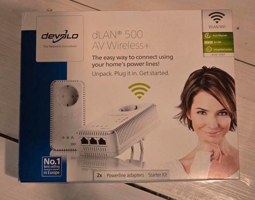 Devolo dLAN 500 AV Wireless+, Computers en Software, Netwerk switches, Zo goed als nieuw, Ophalen of Verzenden