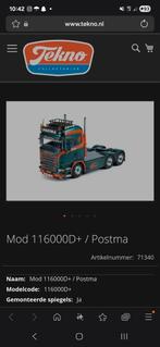 Gezocht tekno postma, Hobby en Vrije tijd, Modelauto's | 1:50, Ophalen of Verzenden, Zo goed als nieuw, Bus of Vrachtwagen, Tekno