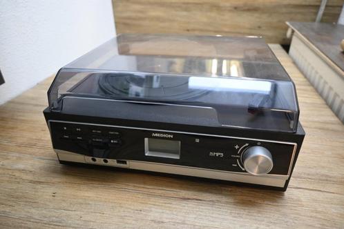 Medion MD 4345 Platenspeler met Opnamefunctie, Audio, Tv en Foto, Platenspelers, Gebruikt, Platenspeler, Overige merken, USB-aansluiting
