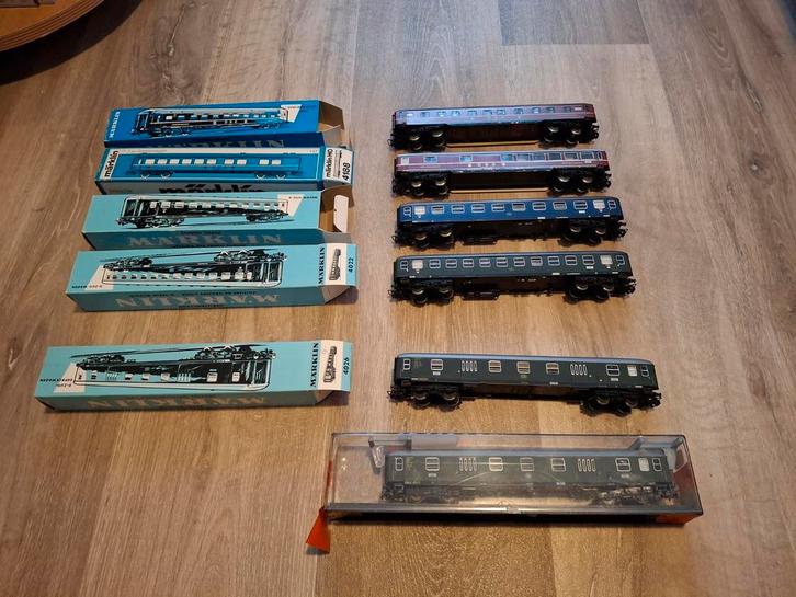 Marklïn HO passagierswagons D-rijtuigen DB, Hobby en Vrije tijd, Modeltreinen | H0, Gebruikt, Wagon, Wisselstroom, Märklin, Ophalen of Verzenden