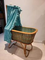 Vintage rotan poppen wieg, Ophalen, Zo goed als nieuw, Babypop