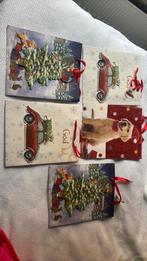 Papieren tassen kerst 5x, Diversen, Kerst, Ophalen of Verzenden, Nieuw