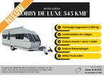 Hobby De Luxe 545 KMF White Edition Actiepakket, Caravans en Kamperen, Caravans, Hobby, Bedrijf, Treinzit, Overige typen