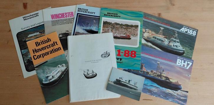 British Hovercraft documentatie jaren 80, Verzamelen, Scheepvaart, Zo goed als nieuw, Ophalen of Verzenden