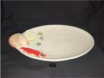 Vintage Seafood serve plate Italian Langostino clam Retro 20, Ophalen of Verzenden