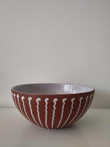 Vintage Keramische Schaaltje Golf Motief - 15cm beschikbaar voor biedingen