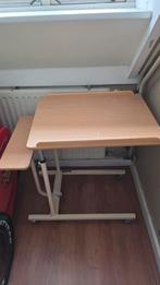 Verstelbare bedtafel op wieltjes - Medisch hulpmiddel, Ophalen, Minder dan 55 cm, Gebruikt, Metaal of Aluminium