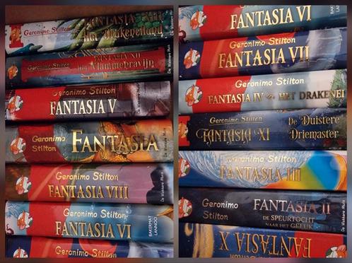 Fantasia 1 t/m 13 complete set Geronimo Stilton incl. 3Dbril, Boeken, Fantasy, Zo goed als nieuw, Ophalen of Verzenden