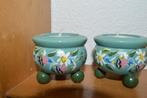 2 mooie handbeschilderde Zweedse waxinelichthouders, Diversen, Kerst, Ophalen of Verzenden, Nieuw
