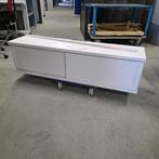 lage houten schuifdeurkast voor aan de wand  afm 162x40x42, Ophalen, Gebruikt, 150 tot 200 cm, Minder dan 100 cm