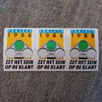 Drie oude stickers.   NS.    Traject 1988., Verzamelen, Stickers, Ophalen of Verzenden, Zo goed als nieuw, Overige typen