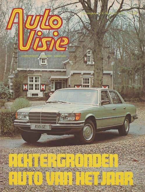Mercedes 280 S - SE - 450 SE ( W116 ) artikelen in Autovisie, Boeken, Auto's | Folders en Tijdschriften, Gelezen, Mercedes, Ophalen of Verzenden