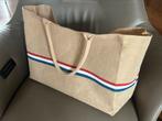 Jute Boodschappentas met nl vlag, Ophalen, 40 tot 60 cm, 20 tot 30 cm, Beige