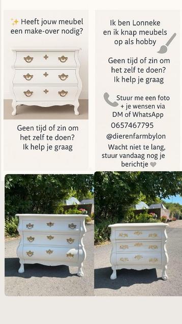Heeft u meubel een opknapbeurt nodig lees verder beschikbaar voor biedingen