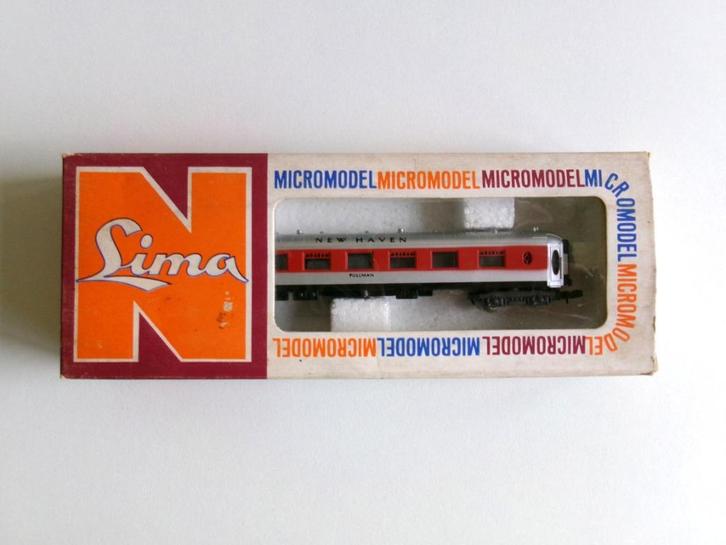 Lima N 393 New Haven Pullman Coach (in ovp), Hobby en Vrije tijd, Modeltreinen | N-Spoor, Zo goed als nieuw, Wagon, Gelijkstroom