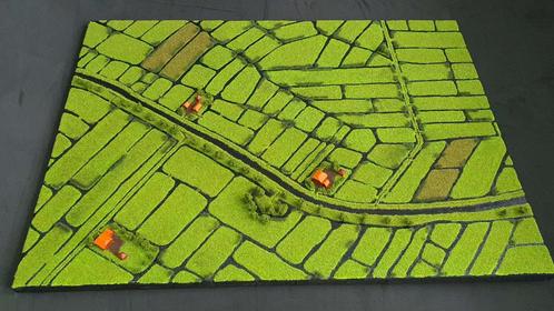 schilderij "Noord-Hollandse Polder 3D luchtfoto", Antiek en Kunst, Kunst | Schilderijen | Modern, Verzenden