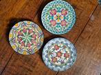 3x verschillende kleurrijke borden 23cm Ceramar / wandbord, Ophalen of Verzenden