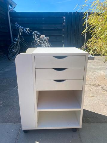 Ladeblok bureau ikea met wieltjes kantoor 