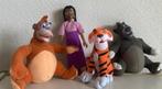 4 Disney poppen, Jungle book poppen, Ophalen of Verzenden, Leeuwenkoning of Jungle Boek, Zo goed als nieuw, Beeldje of Figuurtje