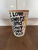 Blond amsterdam vaas, Huis en Inrichting, Woonaccessoires | Vazen, Overige kleuren, Aardewerk of Porselein, Ophalen of Verzenden