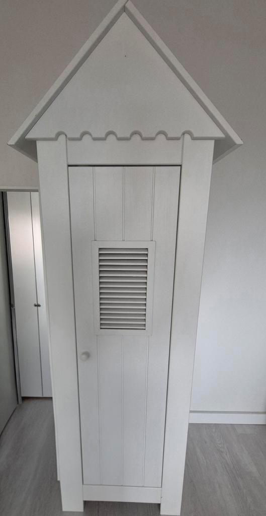 'Strandhuis' kledingkast kinder-/babykamer, Kinderen en Baby's, Kinderkamer | Commodes en Kasten, Gebruikt, 105 cm of meer, Minder dan 75 cm