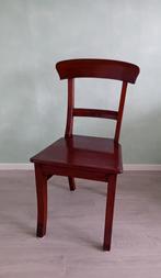 Eettafelstoelen teakhout - 3 stuks, Huis en Inrichting, Ophalen, Gebruikt, Vintage/café, Hout