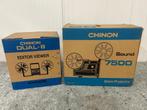Chinon Sound 7500 8mm projector + editor viewer, Verzamelen, Fotografica en Filmapparatuur, Ophalen of Verzenden, 1960 tot 1980