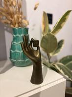 Zusss Kandelaar hand, Huis en Inrichting, Woonaccessoires | Kandelaars en Kaarsen, Bruin, Ophalen of Verzenden, Zo goed als nieuw