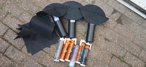 Epdm buitenhoeken afvoeren kit epdm rol hele set !, Doe-het-zelf en Verbouw, Dakpannen en Dakbedekking, Nieuw, Dakleer, Overige materialen