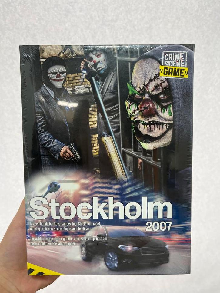 Tactic Gamestorm - Bordspel - Crime Scene: Stockholm 2007, Hobby en Vrije tijd, Gezelschapsspellen | Bordspellen, Ophalen of Verzenden