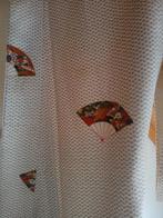 Traditionele Japanse Kimono white ougi, Ophalen of Verzenden