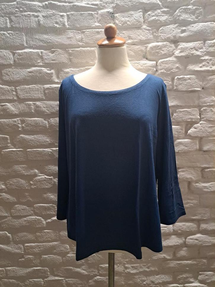 T-shirt articol Maat 44, Kleding | Dames, T-shirts, Zo goed als nieuw, Maat 42/44 (L), Blauw, Lange mouw, Verzenden