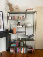 Goudkleurige Vakkenkast Staal, Huis en Inrichting, Ophalen, Met plank(en), 100 tot 150 cm, Zo goed als nieuw