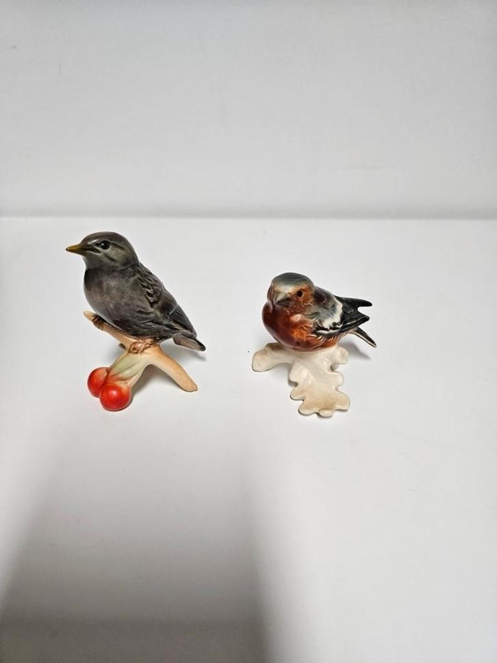 2 Goebel beeldjes vogels  voor €45,-!, Verzamelen, Beelden en Beeldjes, Gebruikt, Dier, Ophalen