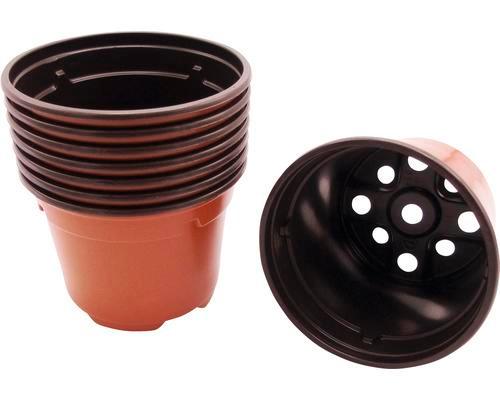 Gezocht: kweekpotten, Tuin en Terras, Bloempotten, Gebruikt, Kunststof, Minder dan 40 cm, Minder dan 25 cm, Rond, Ophalen