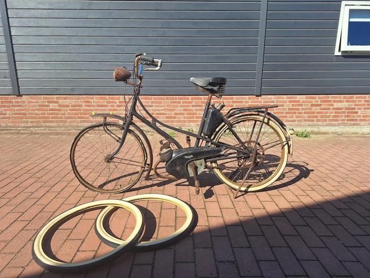 Kaptein Mobylette oldtimer bromfiets brommer 1955 Motobecane, Fietsen en Brommers, Brommers | Overige merken, Gebruikt, Ophalen