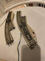 Marklin 2 meegebogen E wissels type 5140, Wisselstroom, Verzenden, Rails, Zo goed als nieuw