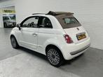 Fiat 500C 0.9 TwinAir Turbo Cult CLIMA / LEER / ELK.PAKKET, Gebruikt, Euro 6, Cabriolet, Wit