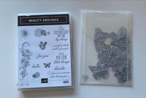Stempelsets met snijmallen/pons, Stampin’ Up!, Hobby en Vrije tijd, Stempelen, Zo goed als nieuw, Clearstamp, Ophalen of Verzenden