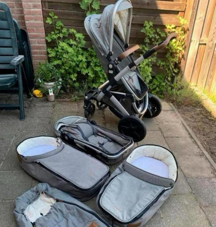 Joolz Geo Duo complete set, Kinderen en Baby's, Kinderwagens en Combinaties, Gebruikt, Kinderwagen, Overige merken, Duowagen, Luchtbanden