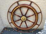 Groot antiek stuurrad / stuurwiel, Ophalen, Gebruikt, Zeilboot of Motorboot