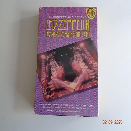 Led Zeppelin - The song remains the same, Cd's en Dvd's, VHS | Documentaire, Tv en Muziek, Gebruikt, Muziek en Concerten, Alle leeftijden