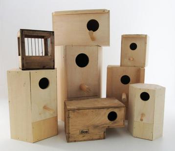 Houten broedhokken / nestkasten (Diverse modellen) beschikbaar voor biedingen